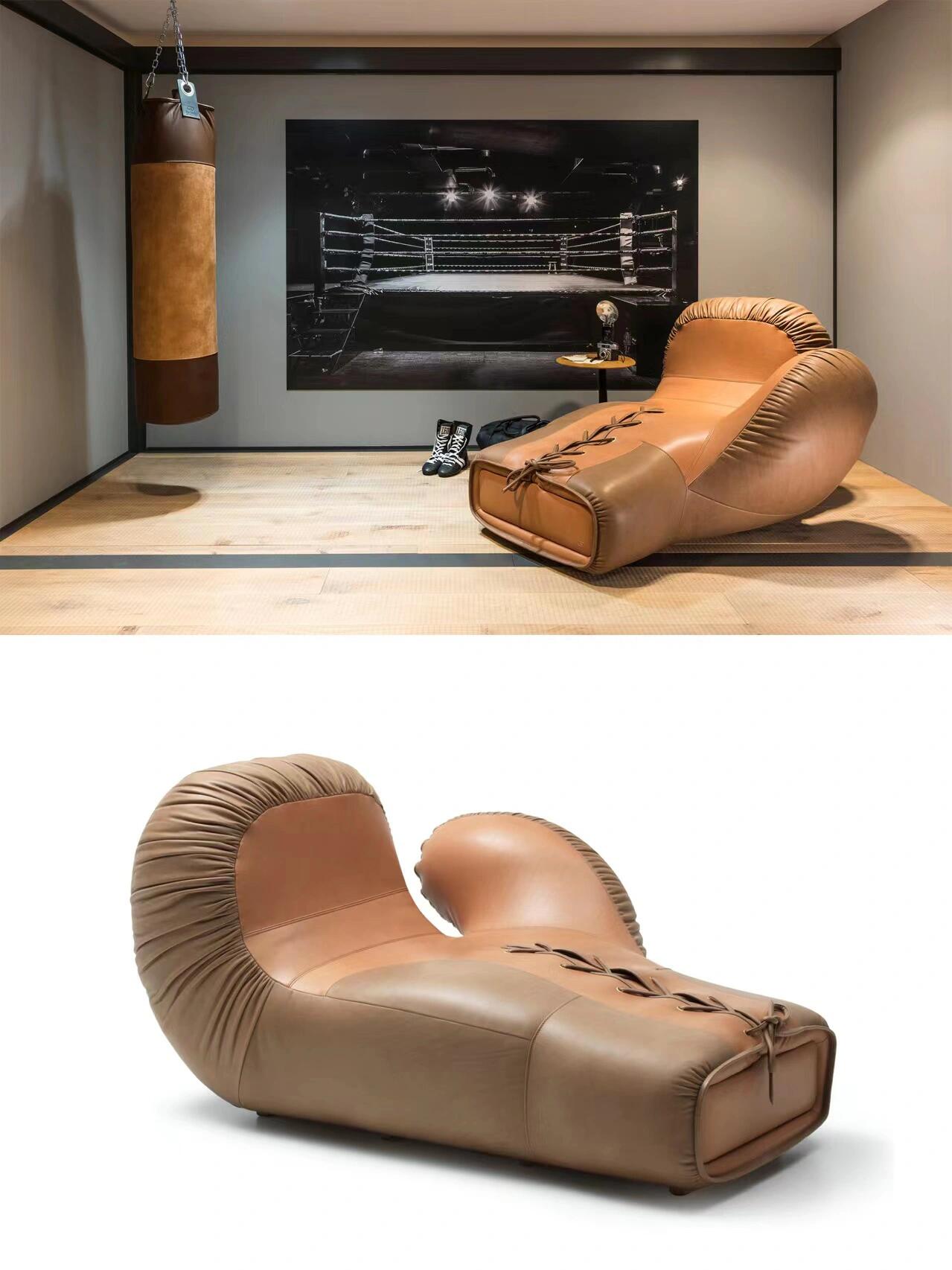 Comfort Meets Vigor: The Unique Boxing Glove Sofa