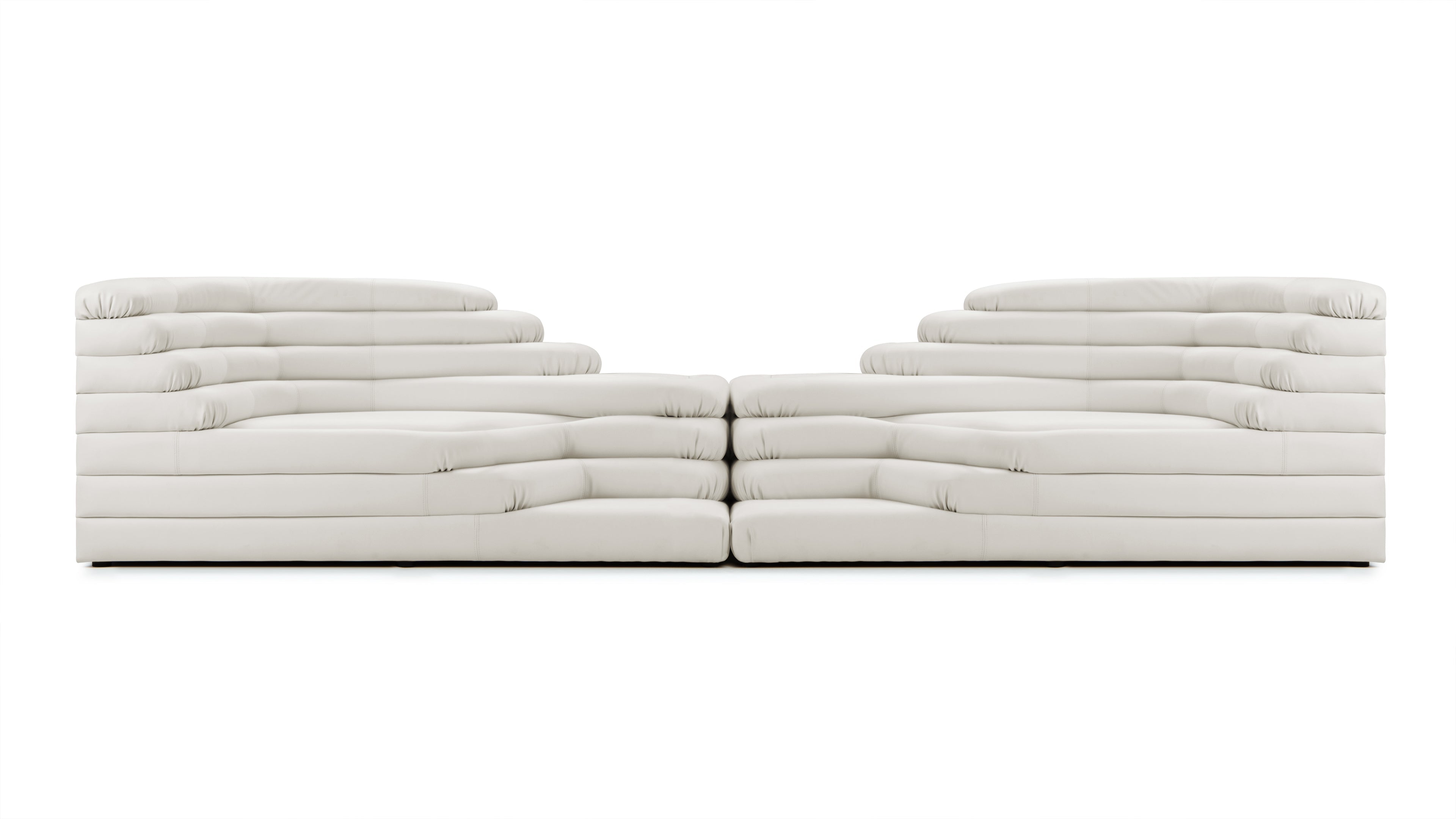 Swiss-inspired Terrazza Sofa Combination enhances modern interior decor.