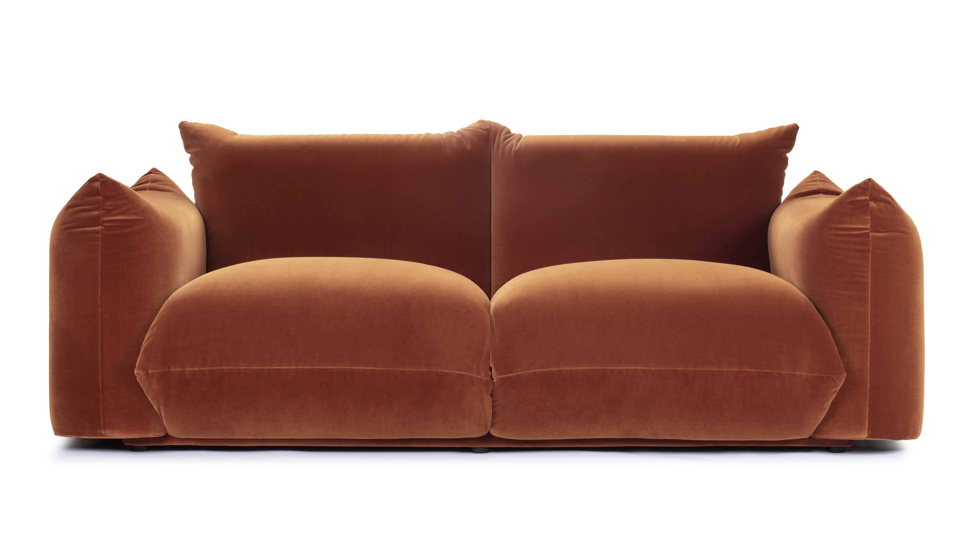 Spice Velvet Marenco Two-Seater Sofa 