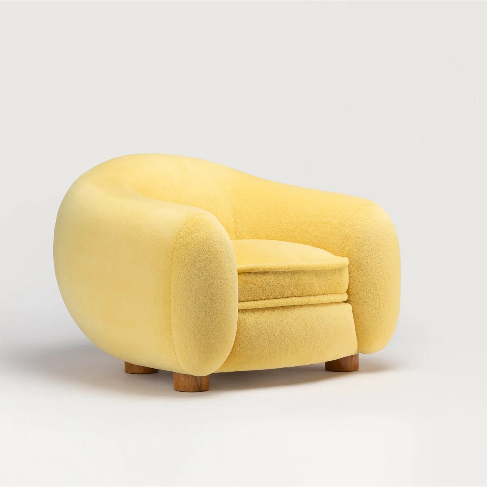 Polar Bear Armchair - Iconic 20th Century Design by Jean Royère [Handmade]