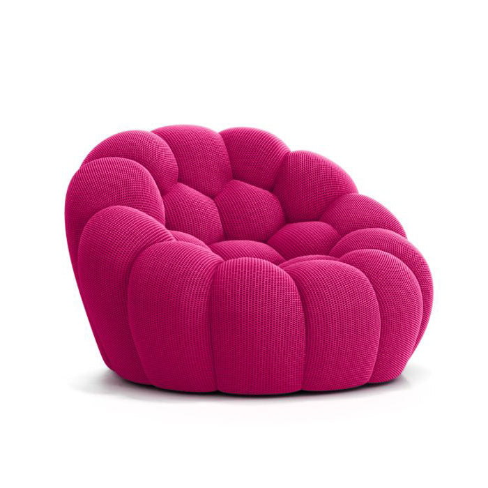 Bubble sofa by Pierre Paulin in an upscale apartment, epitome of modern luxury.