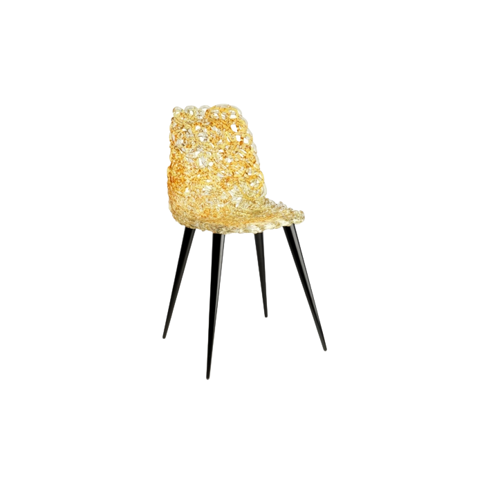 Gina  Chair – Sculptural Transparent Resin Statement Chair