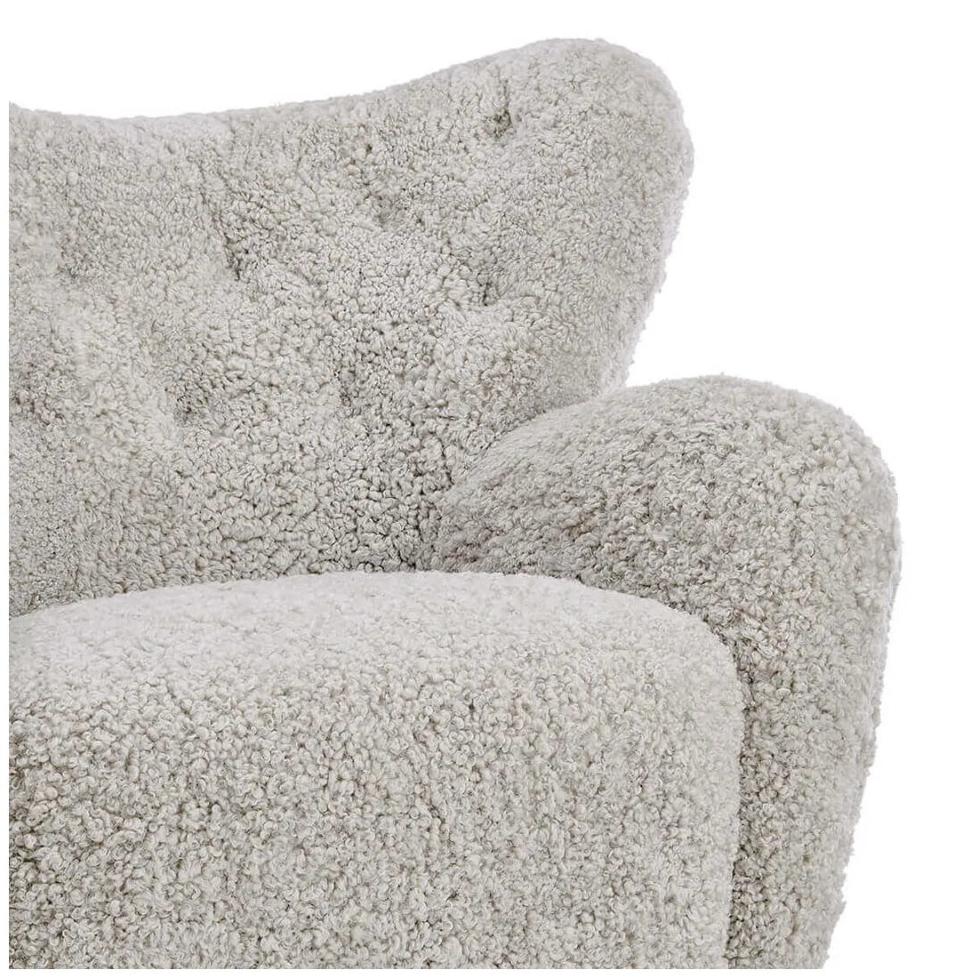 Flemming Lassen Tired Man Chair in Sheepskin