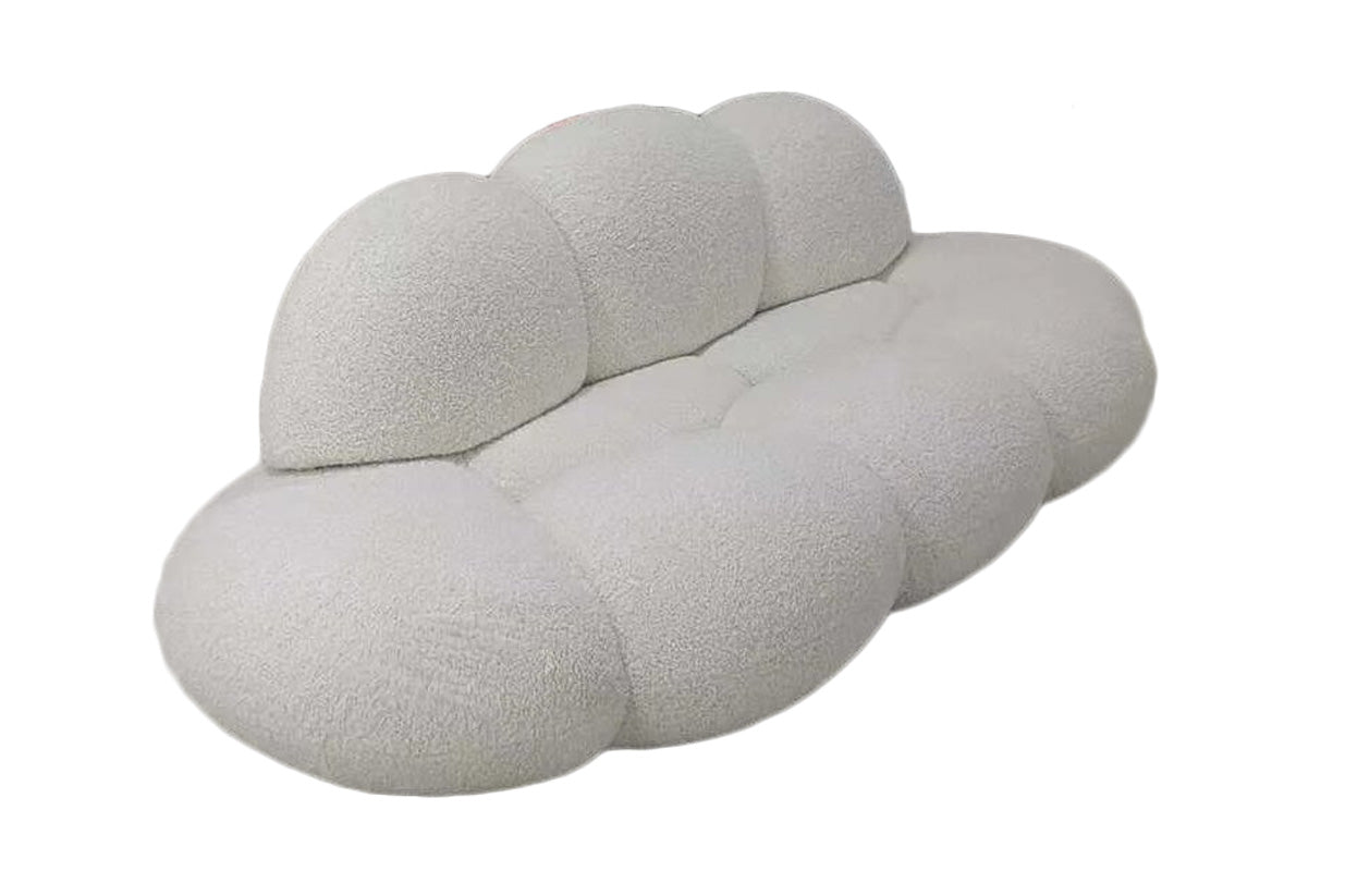 233cm-cloud-shaped-boucle-sofa-front-view
