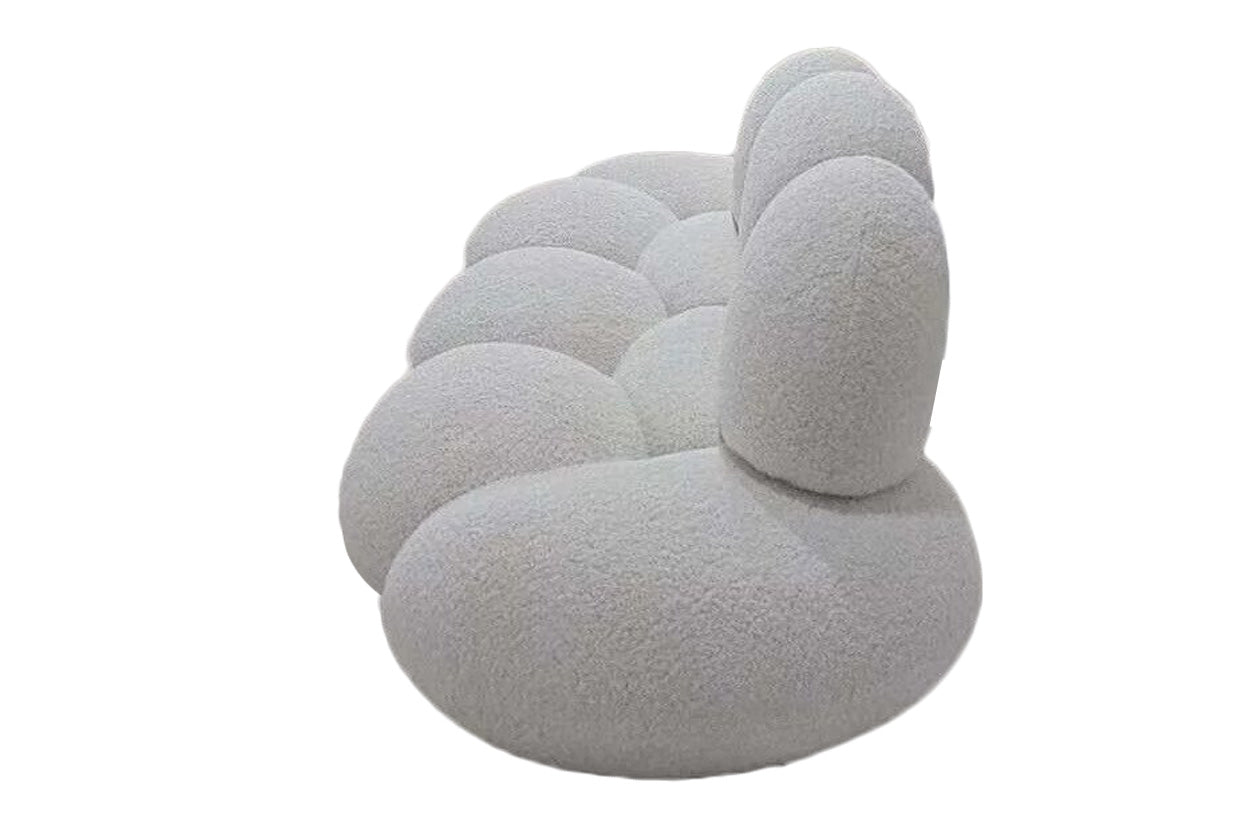 The Cloud White Boucle 3-Seater Sofa