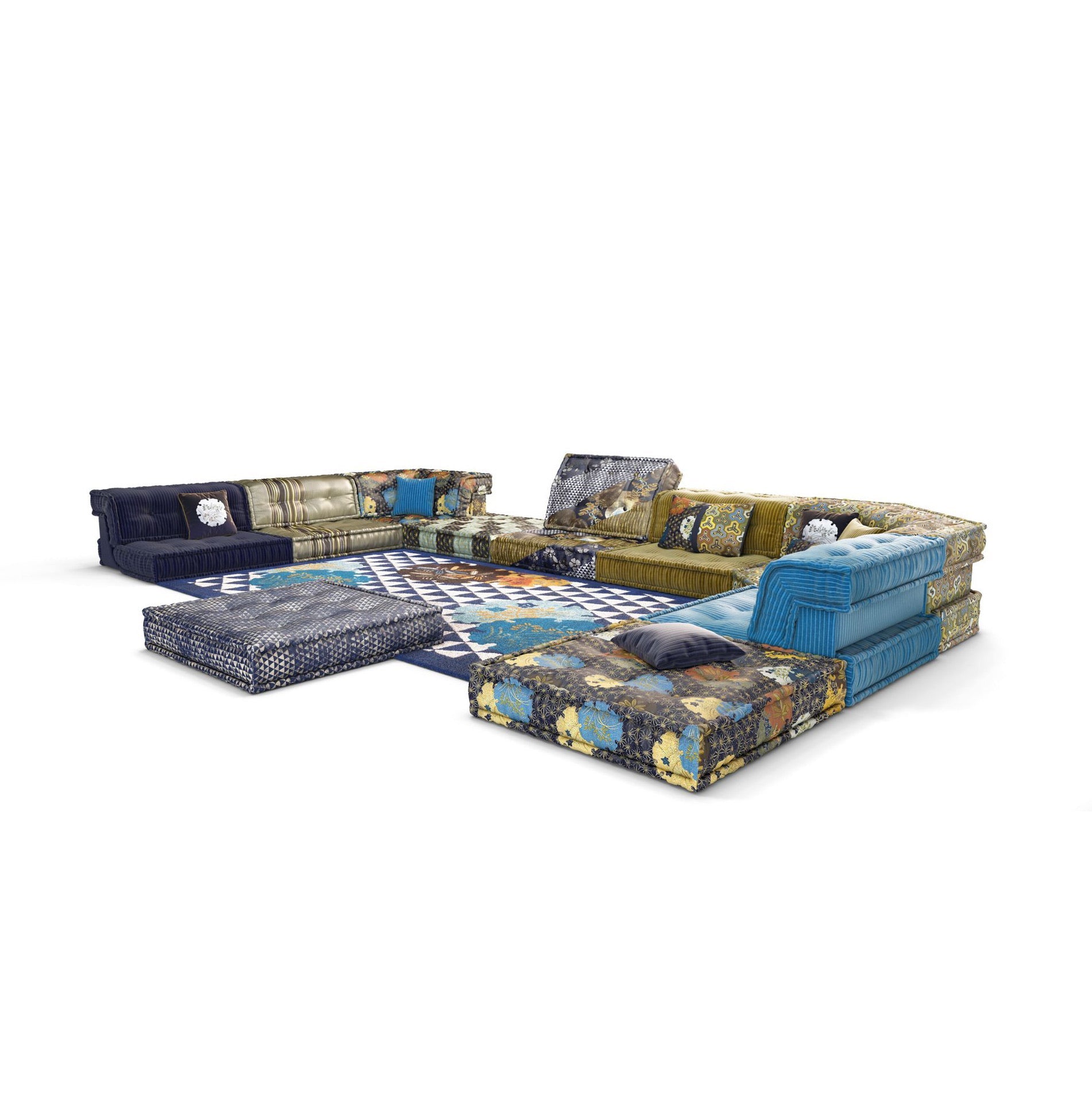 Versatile Mahjong sofa set, easily reconfigurable to suit your lifestyle and taste.