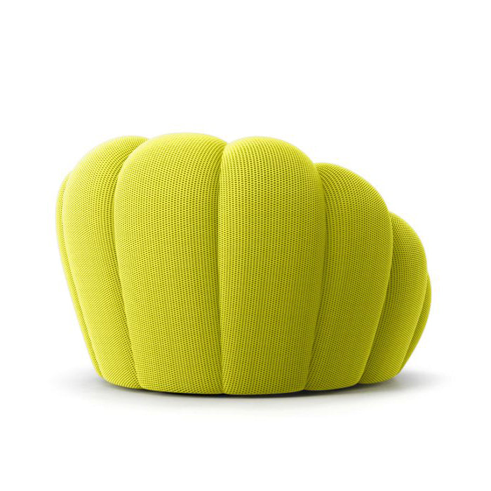 Pierre Paulin's bubble couch in a modern home, showcasing timeless elegance and comfort.