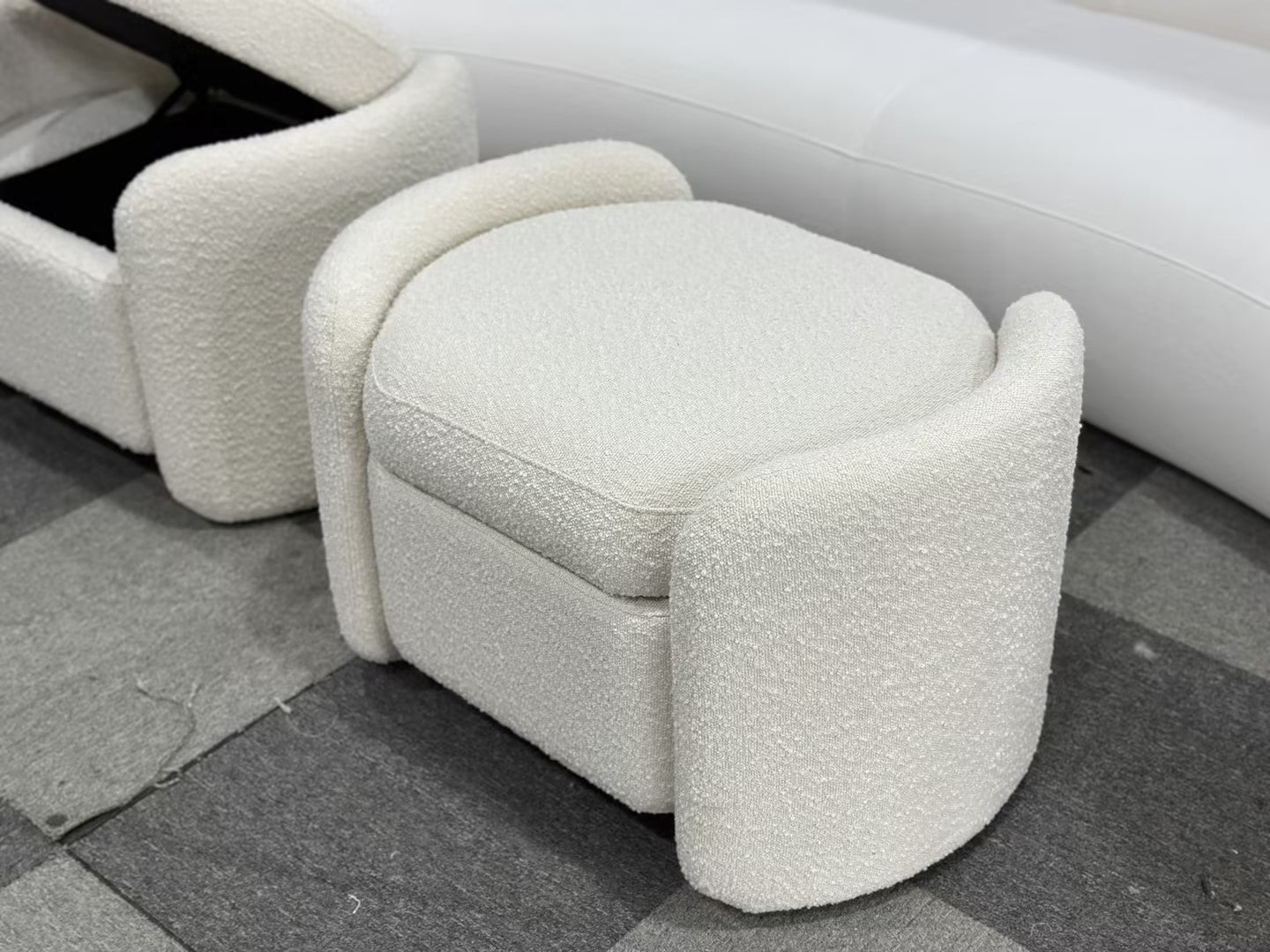 Loma Boucle Storage Bench