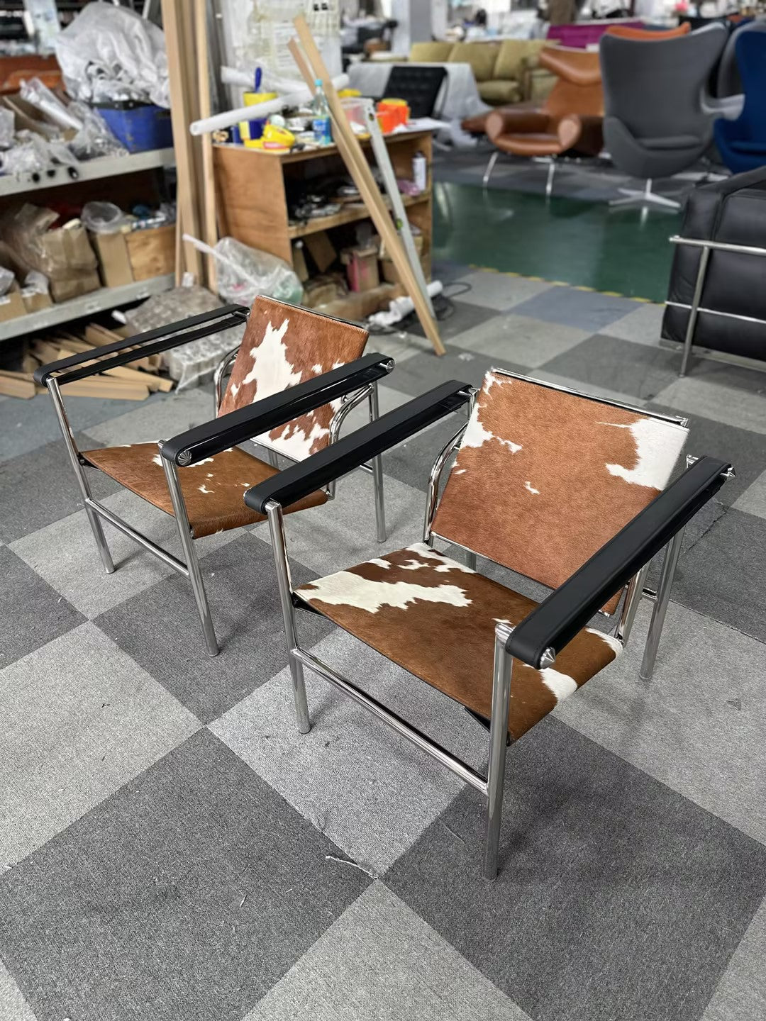 Wassily Chair | Iconic Bauhaus Tubular Metal & Cowhide Armchair