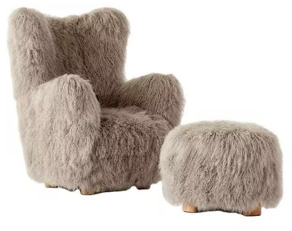 Yeti Armchair in Natural Sheepskin