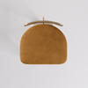 Minimalist Metal Frame Bar Stool | Velvet Cushioned Counter Stool with Backrest