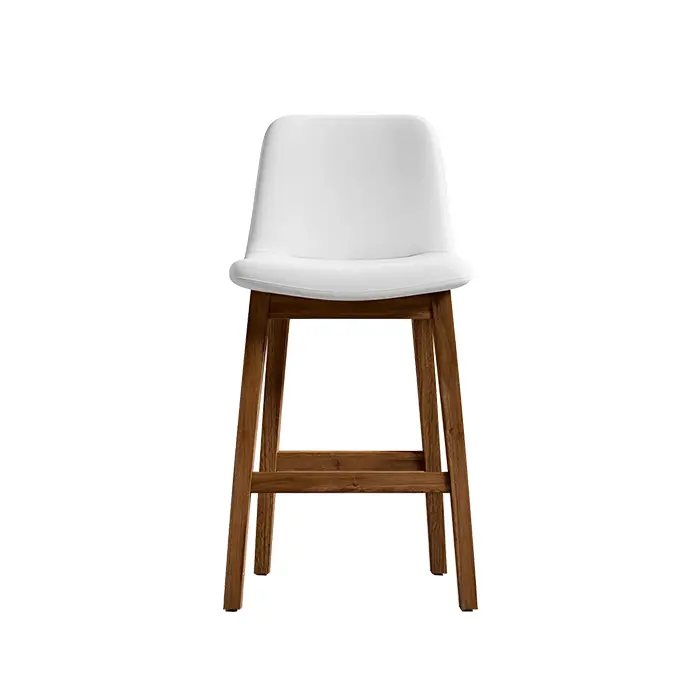 Aubrey Leather Counter Stool