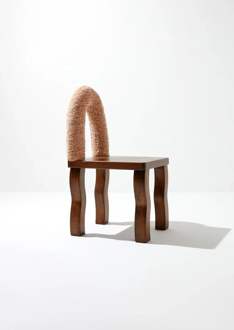 Statement Honey Oak Chair for Dining & Creative Spaces