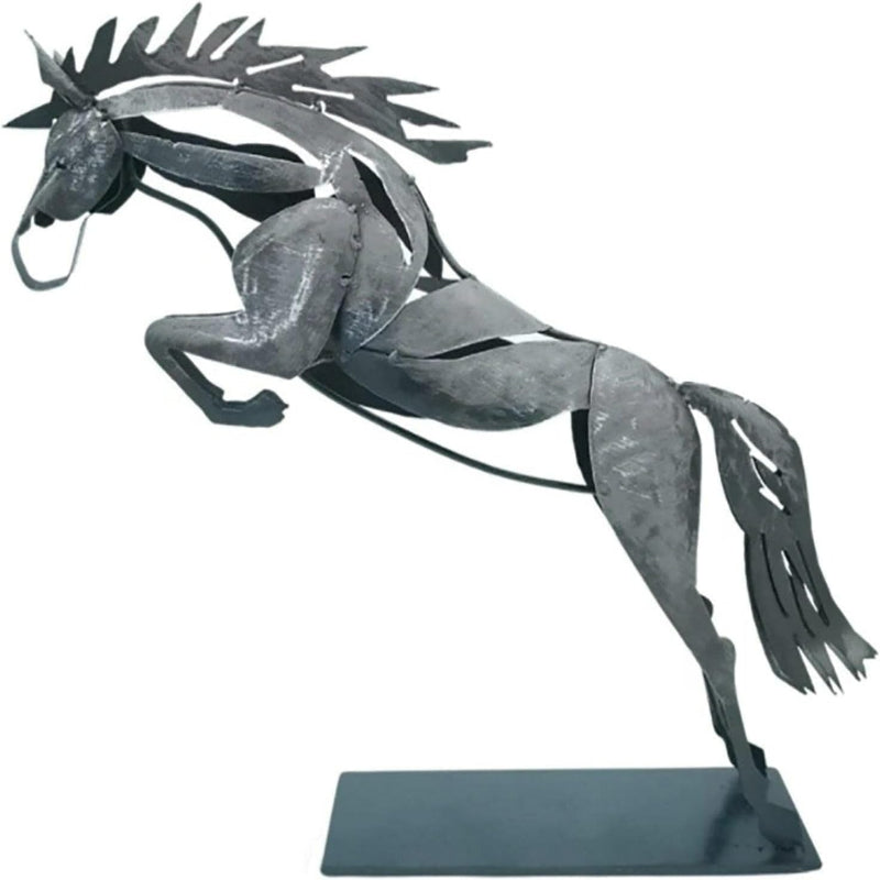 Metal Horse Sculpture Decor for Modern Homes