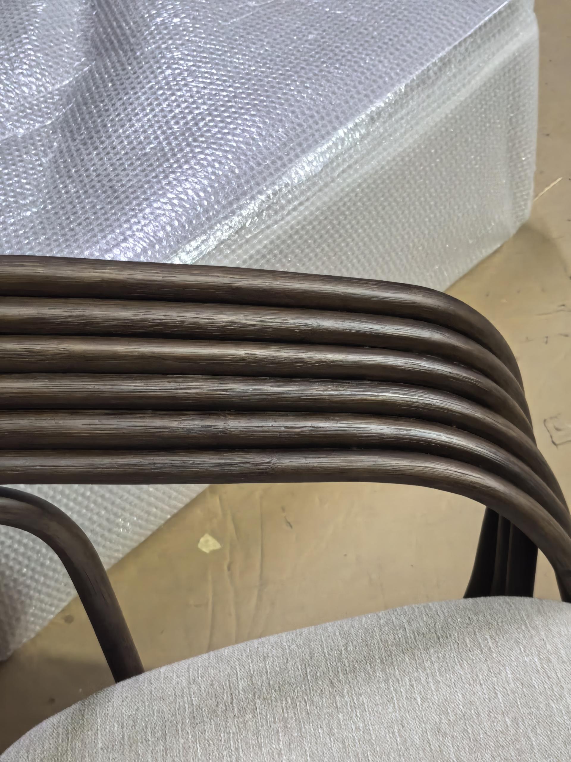 Giorno Tropical Accent Chair | Rattan Frame with Cushion