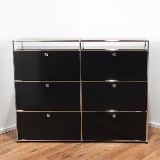 Haller Cabinet with Optional Casters for Living Room & Office Use
