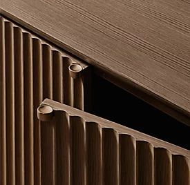 213cm Wide Milos Media Console with Adjustable Internal Shelves
