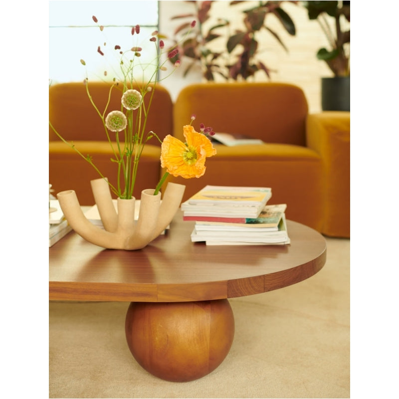 Yoko Coffee Table - Japanese Minimalist Sculptural Wood