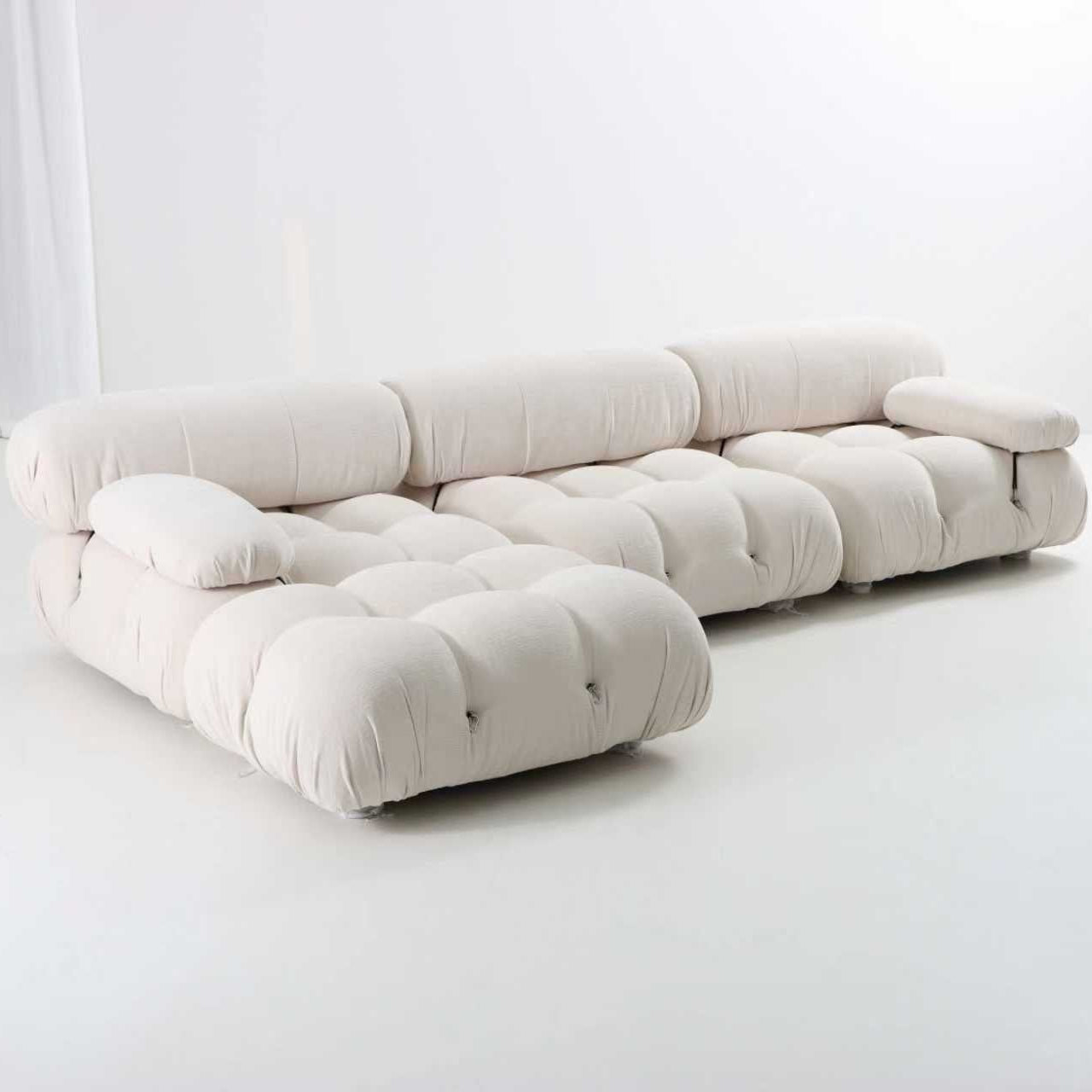 - Customizable Mario Bellini-Style Sofa with Ottoman