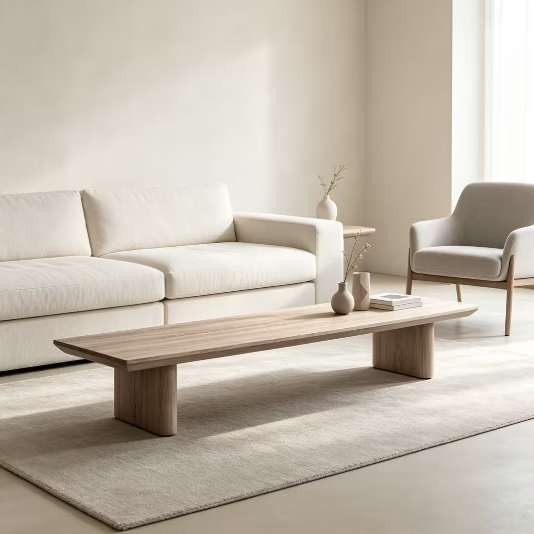 Balmain Teak Rectangular Coffee Table