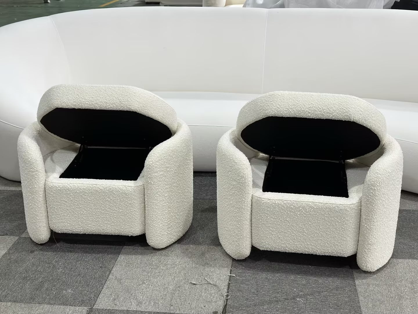Loma Boucle Storage Bench