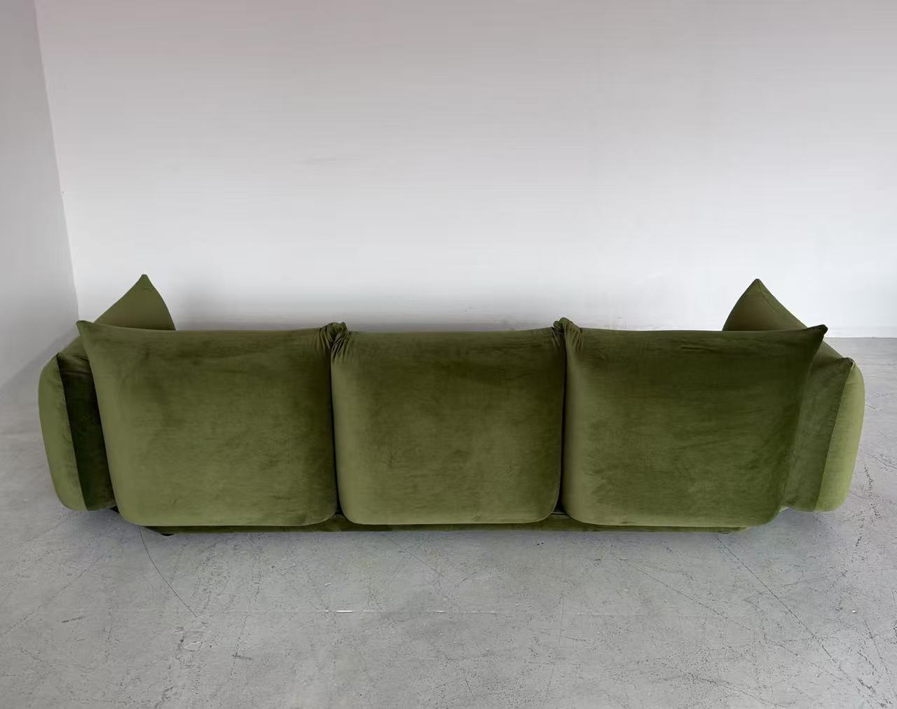 Spice Velvet Marenco Three Seater Sofa