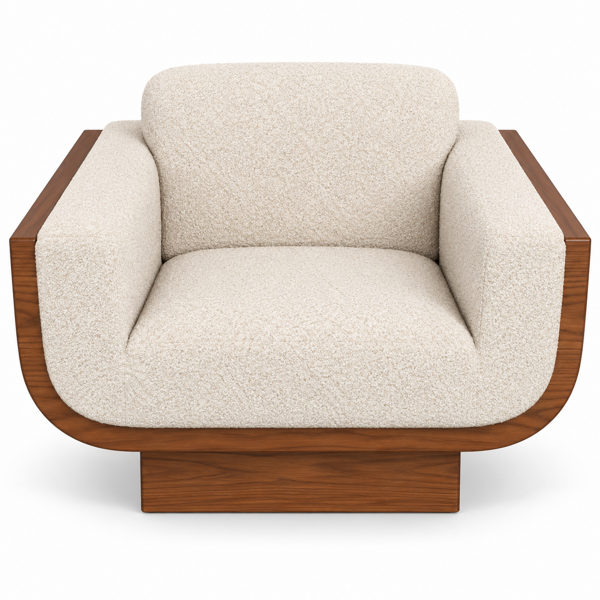 The Acadia Lounge Chair In The Style Of Alder Tweed