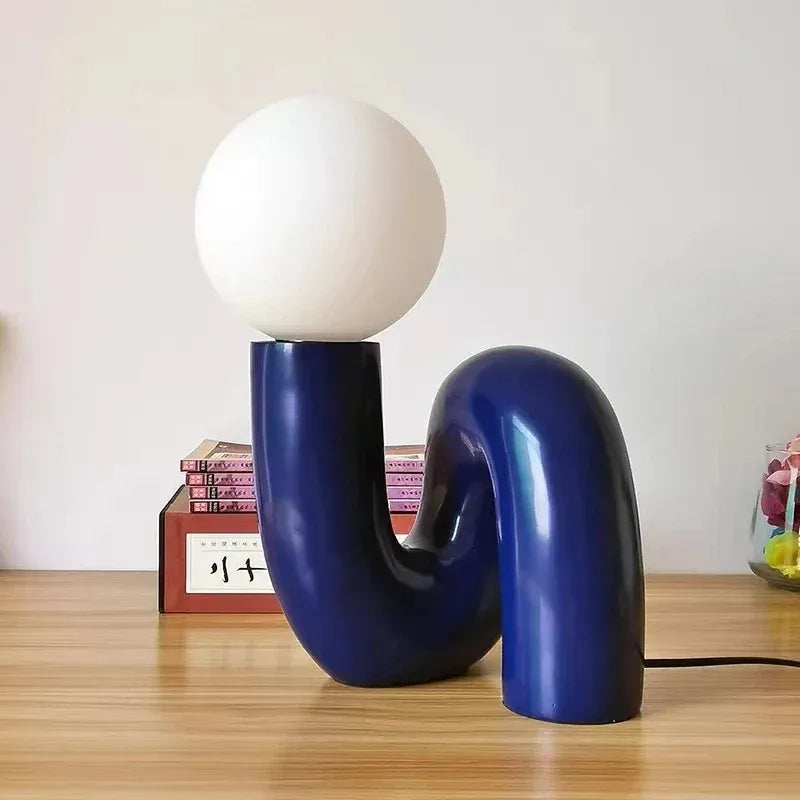 Stylish bedside table lamp offering soft, energy-efficient illumination