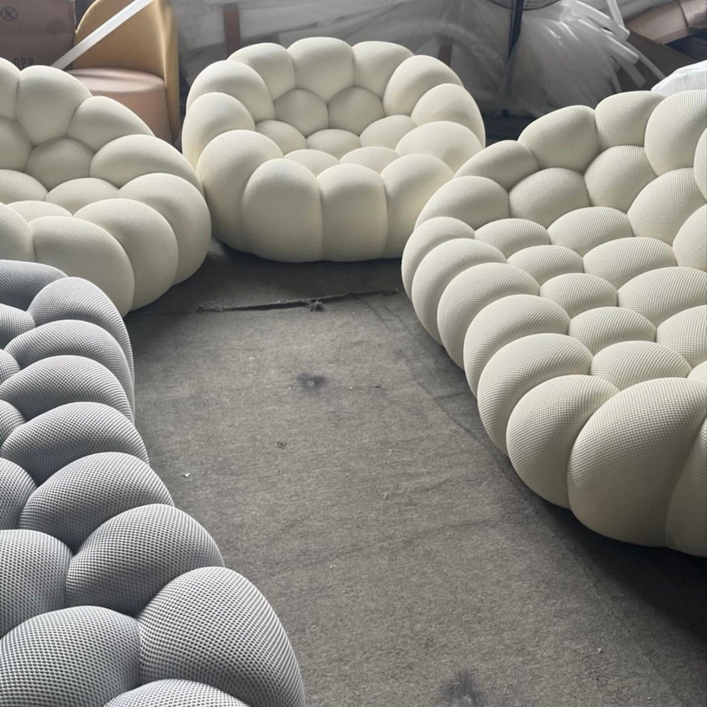 Stylish bubble sofa offering both superior comfort and exceptional aesthetics.