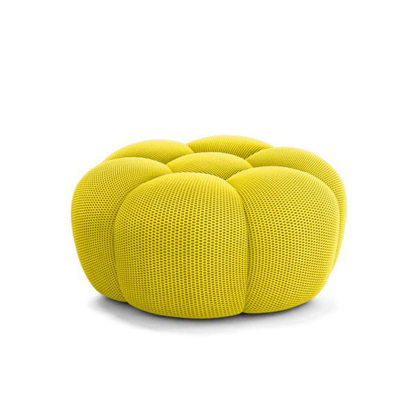 Sacha Lakic's Bubble Sofa in vibrant living space, showcasing bespoke craftsmanship and unique style.