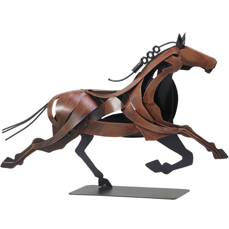 Handmade Metal Horse Statue