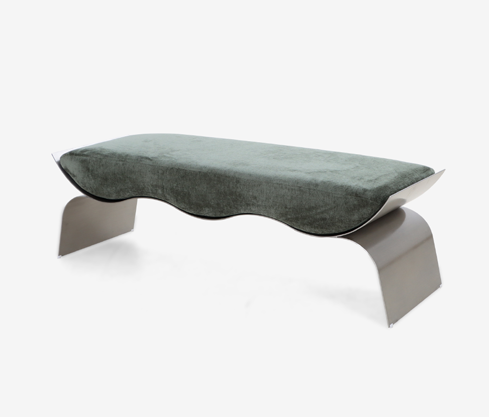 Maria Pergay Flying Carpet Wave Daybed (Premium Custom Recreation)