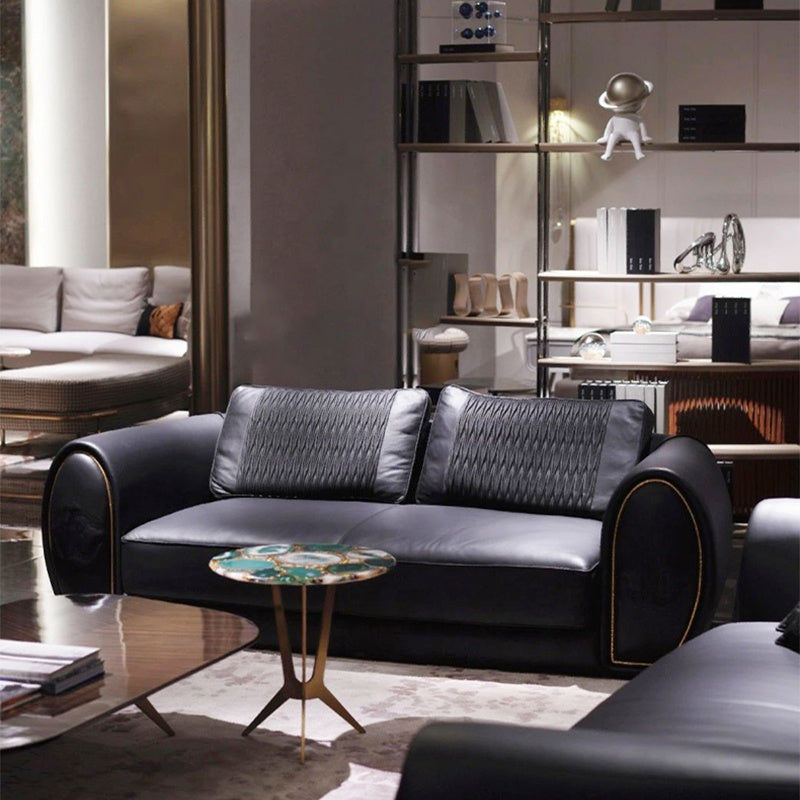 estilo modern leather sofa