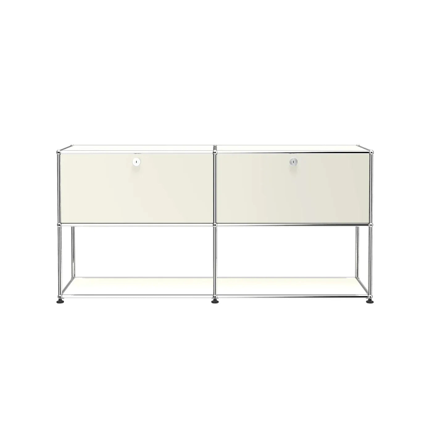 Green Haller F2 Sideboard with chrome frame