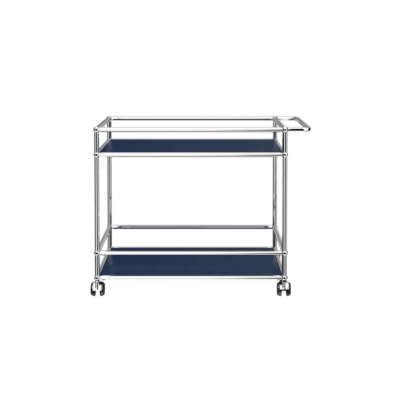 Versatile modular storage cabinet with chrome steel tubes