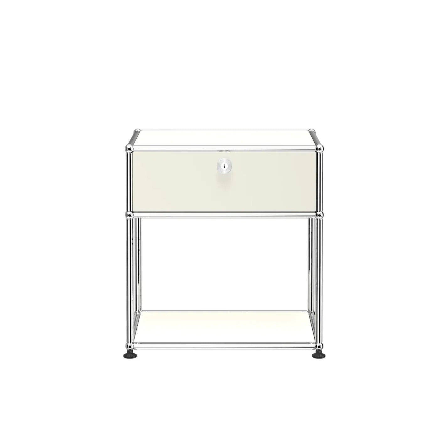 Haller P2 sideboard with sleek chrome steel tube frame