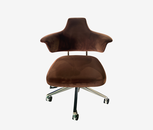 Jacob Jensen Labofa Chair Replica - Mid Century Velvet Desk Chair