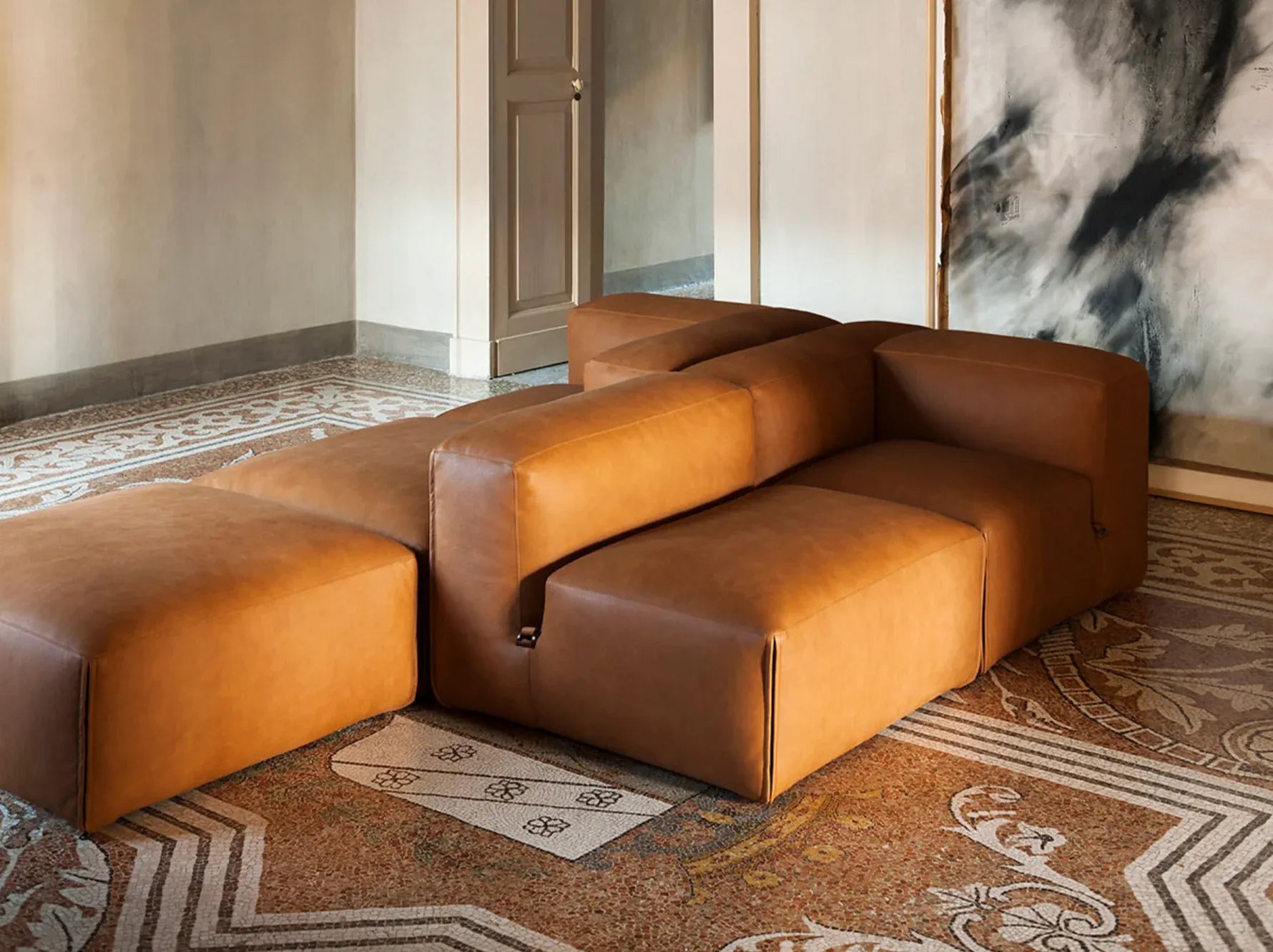 Le Mura Modular Sofa creating a cozy living space