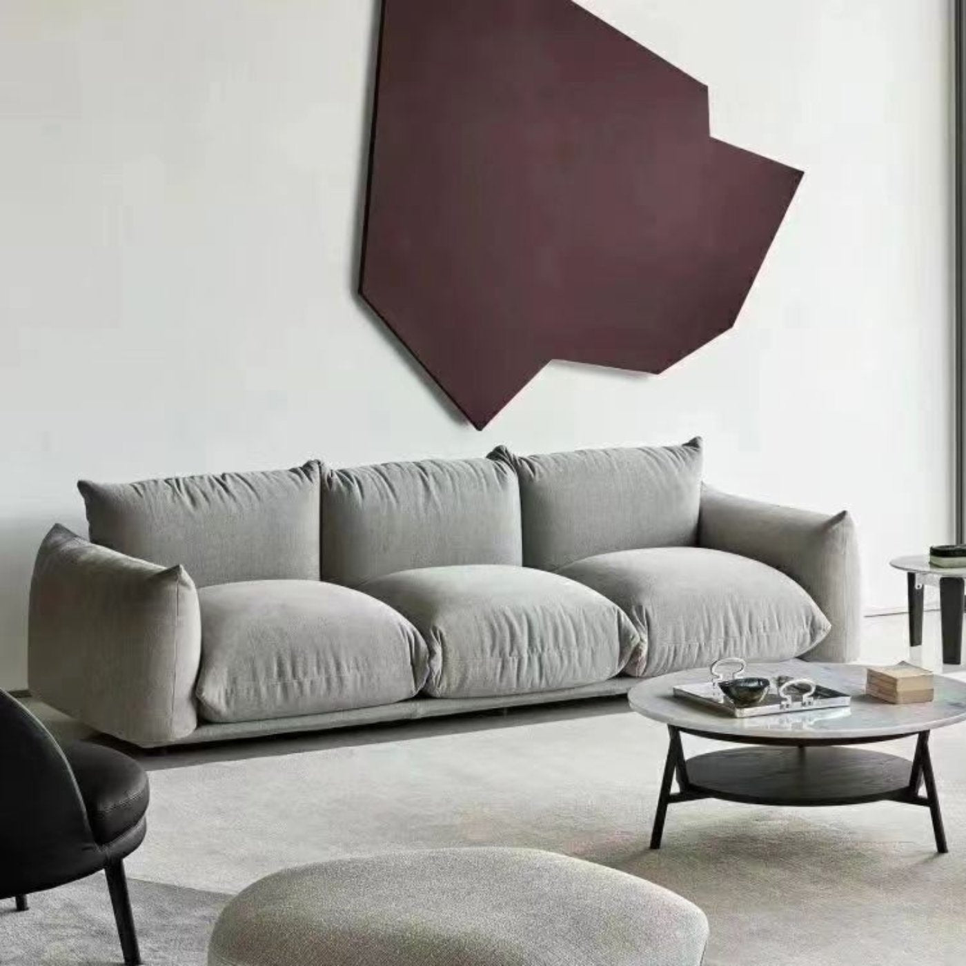 Elegant Mario Marenco Sofa, embodying 1970s Italian design heritage.