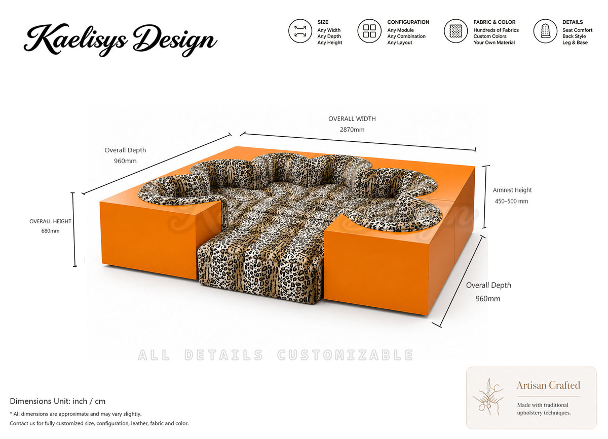 Bazar Modular Conversation Sofa