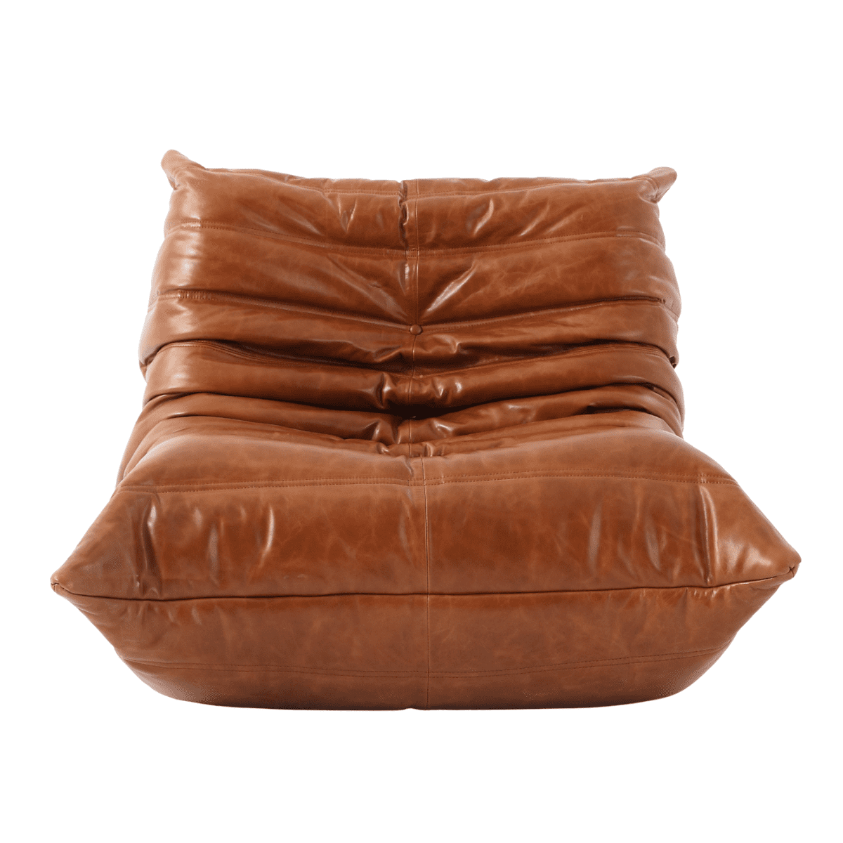 Modern Togo sofa leather, designed for luxurious lounging in contemporary living spaces.