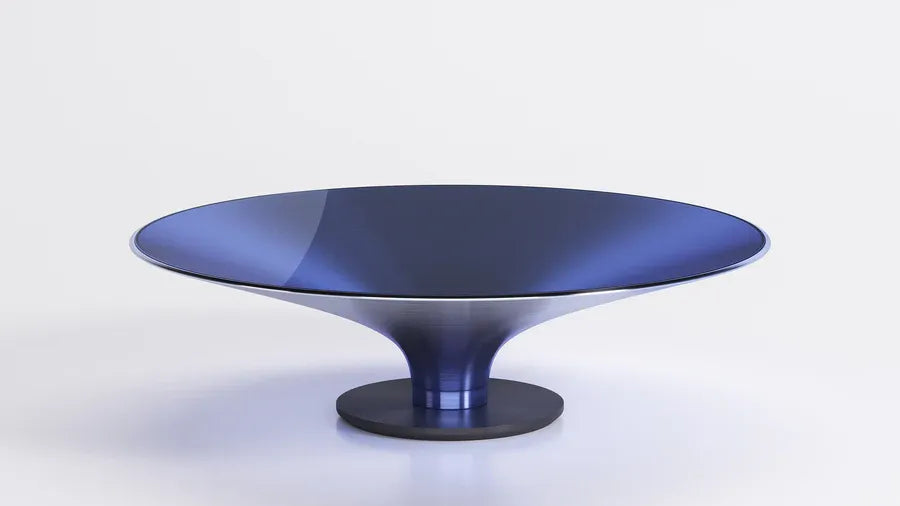 Striking unique Ovni Up table, blending modern aesthetics with functionality.