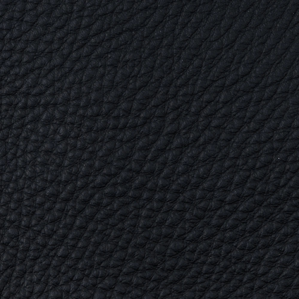 Onyx Black Aniline Leather for Mid-Century Modern Custom Furniture