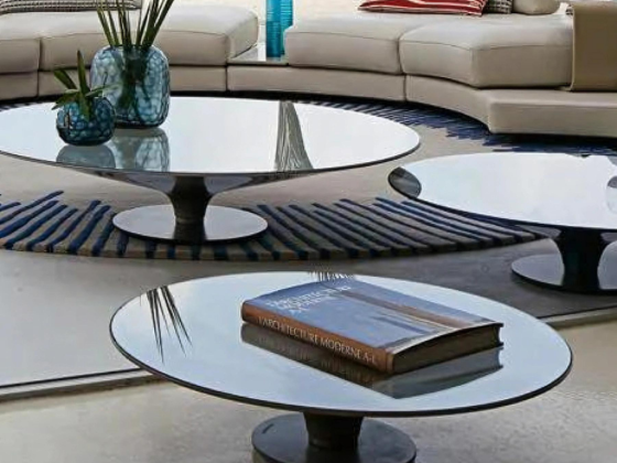 Stylish mid-century modern onvi up coffee table, perfect for any chic living space.