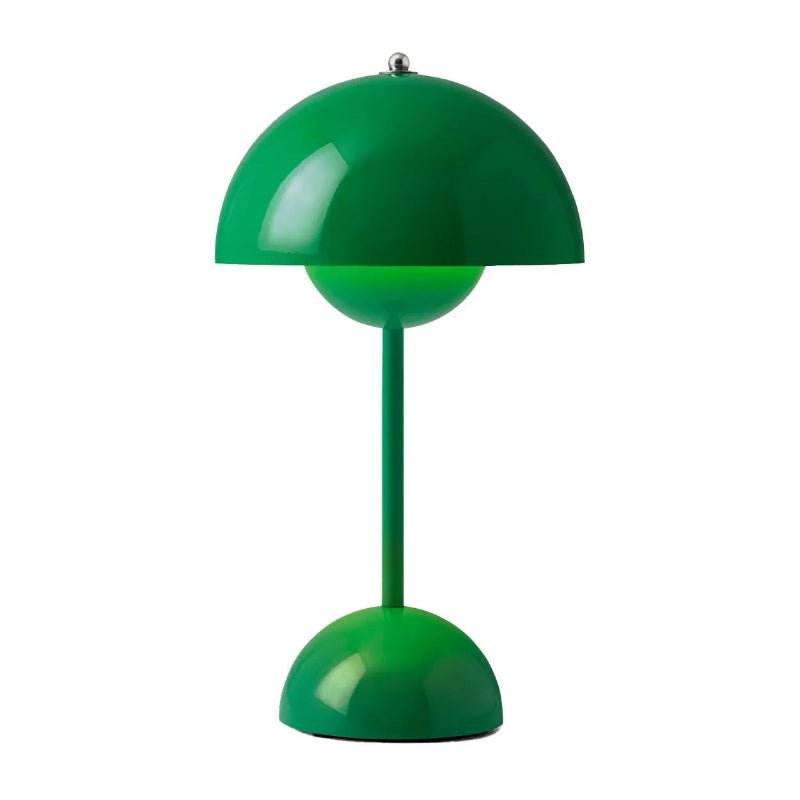 Versatile rechargeable mushroom lamp for desk and bed use