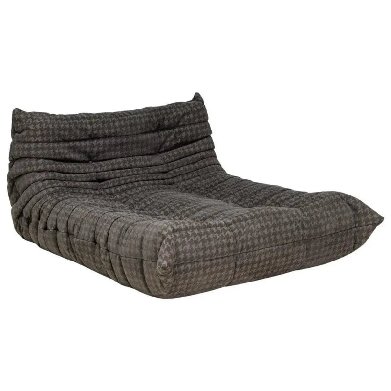 Tooth Sofa Togo Brown Houndstooth Sofa - 70s Style Icon | Vintara Design