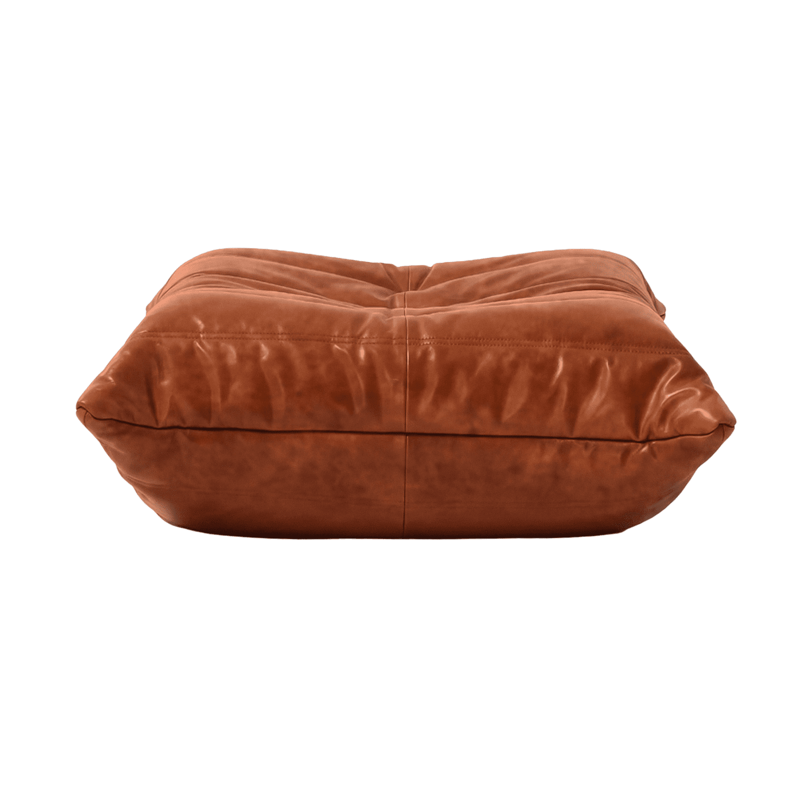 Elegant Togo sofa leather ottoman, crafted with premium Aniline for unmatched comfort.