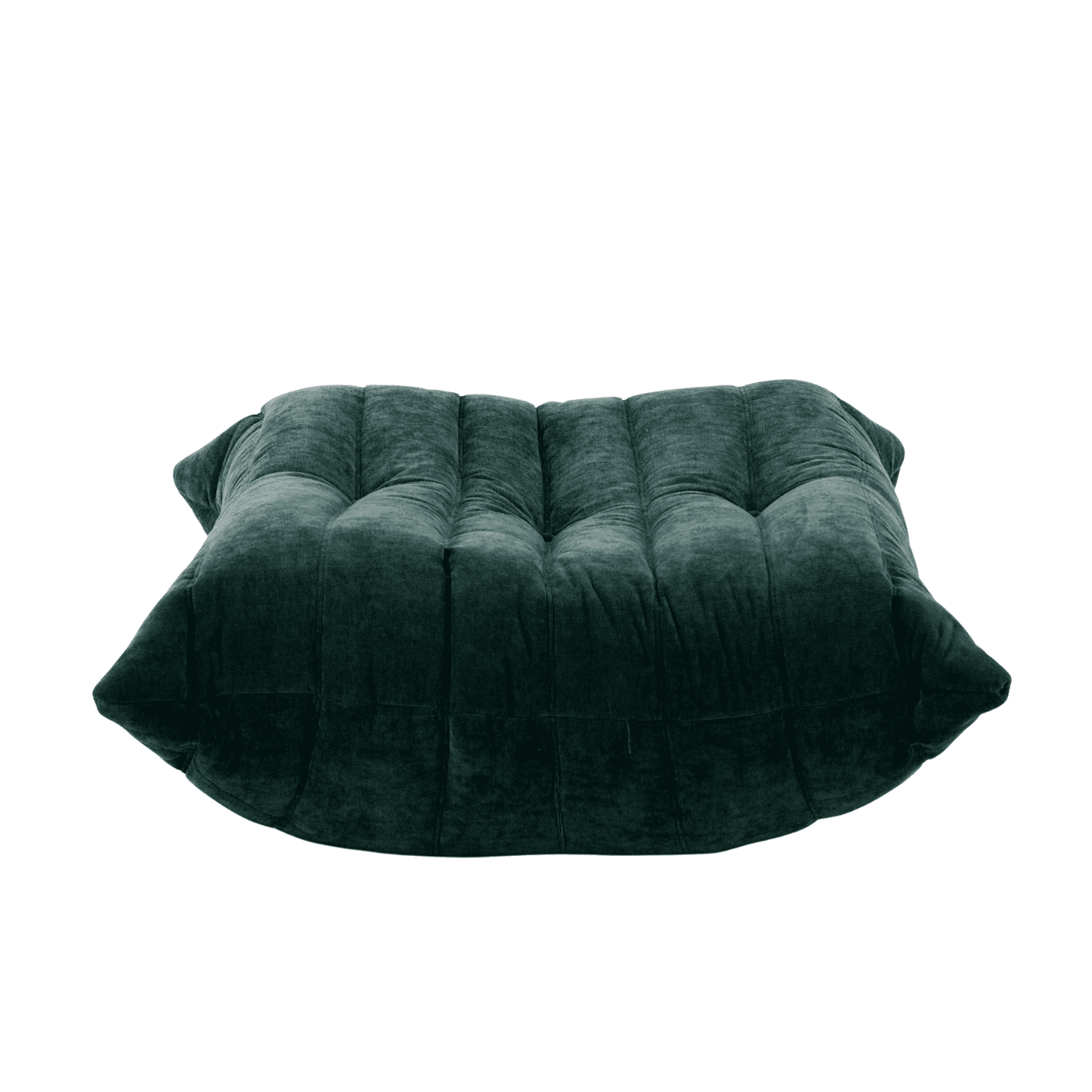 Elegant Togo sofa for sale, complete with footstool for ultimate relaxation.