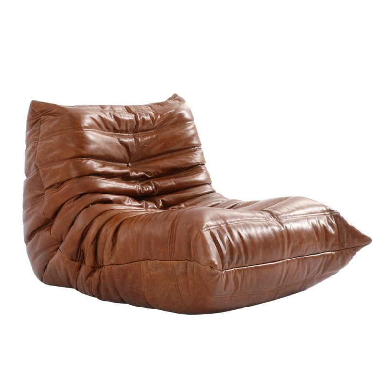 Plush Ducaroy Sofa in leather, combining luxury with practicality for everyday use.