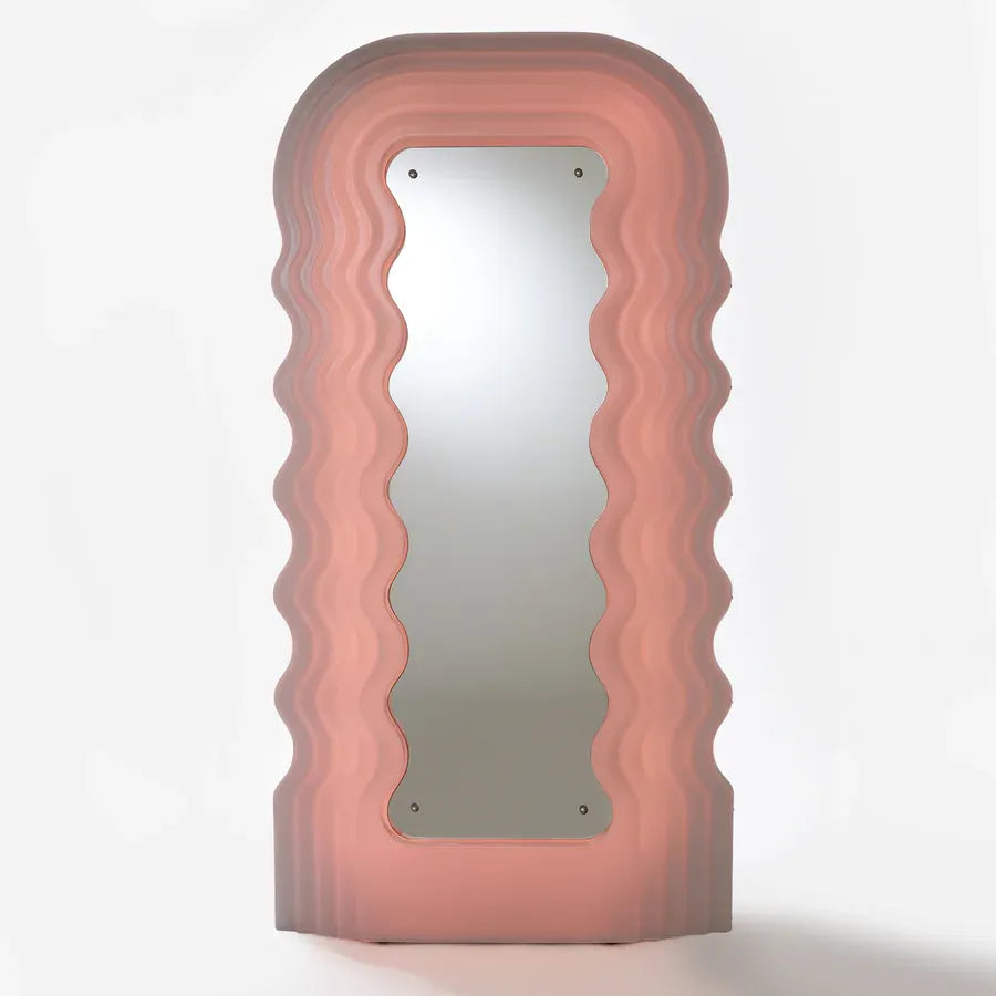 Iconic Ultrafragola Mirror by Ettore Sottsass, a statement piece for modern homes.